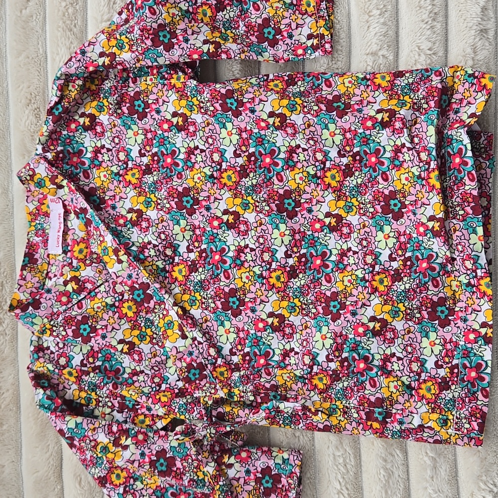 Lucky Wang NYC Boutique Cool Cotton Baby Kimono 12 Mos.